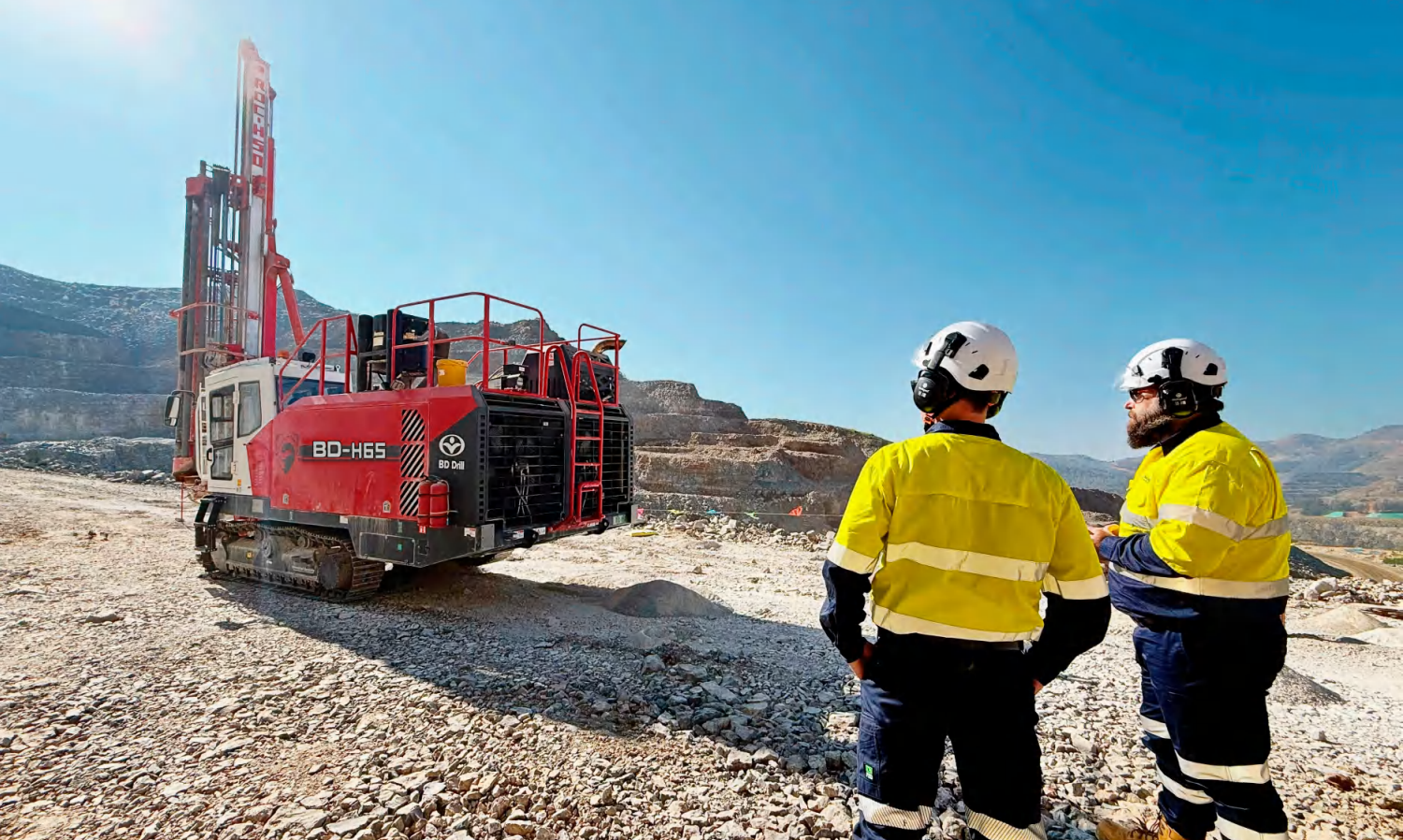 Plataforma de perforación DTH autónoma BD-H65