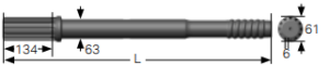 Black-Diamond-Drilling-Surface-Drilling-Top-Hammer-Shank-Adaptor-COP3060